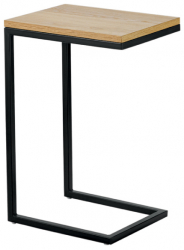 Nattbord 'Sapporo' - Naturlig/Metall